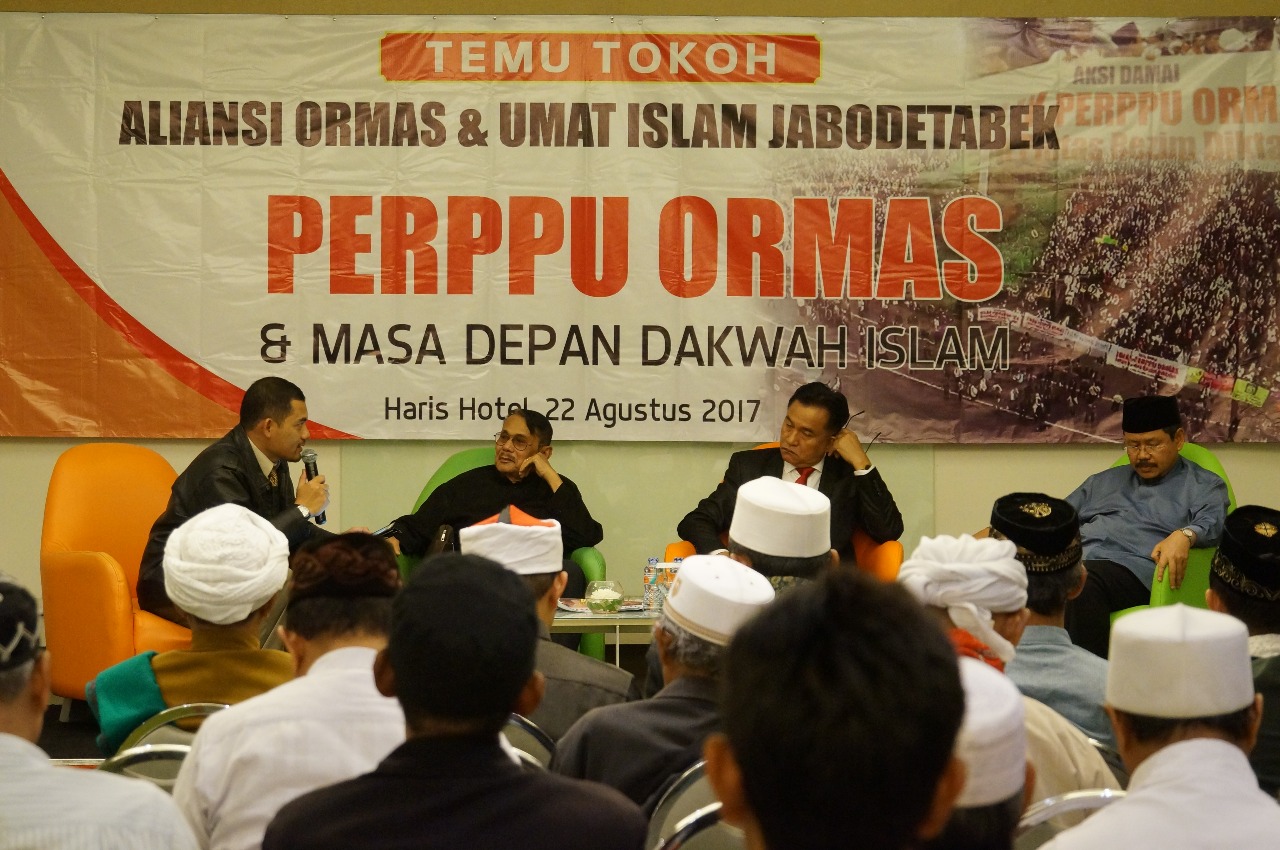  Ratusan Ormas Dan Tokoh Islam Jabodetabek Tolak Perppu Ormas