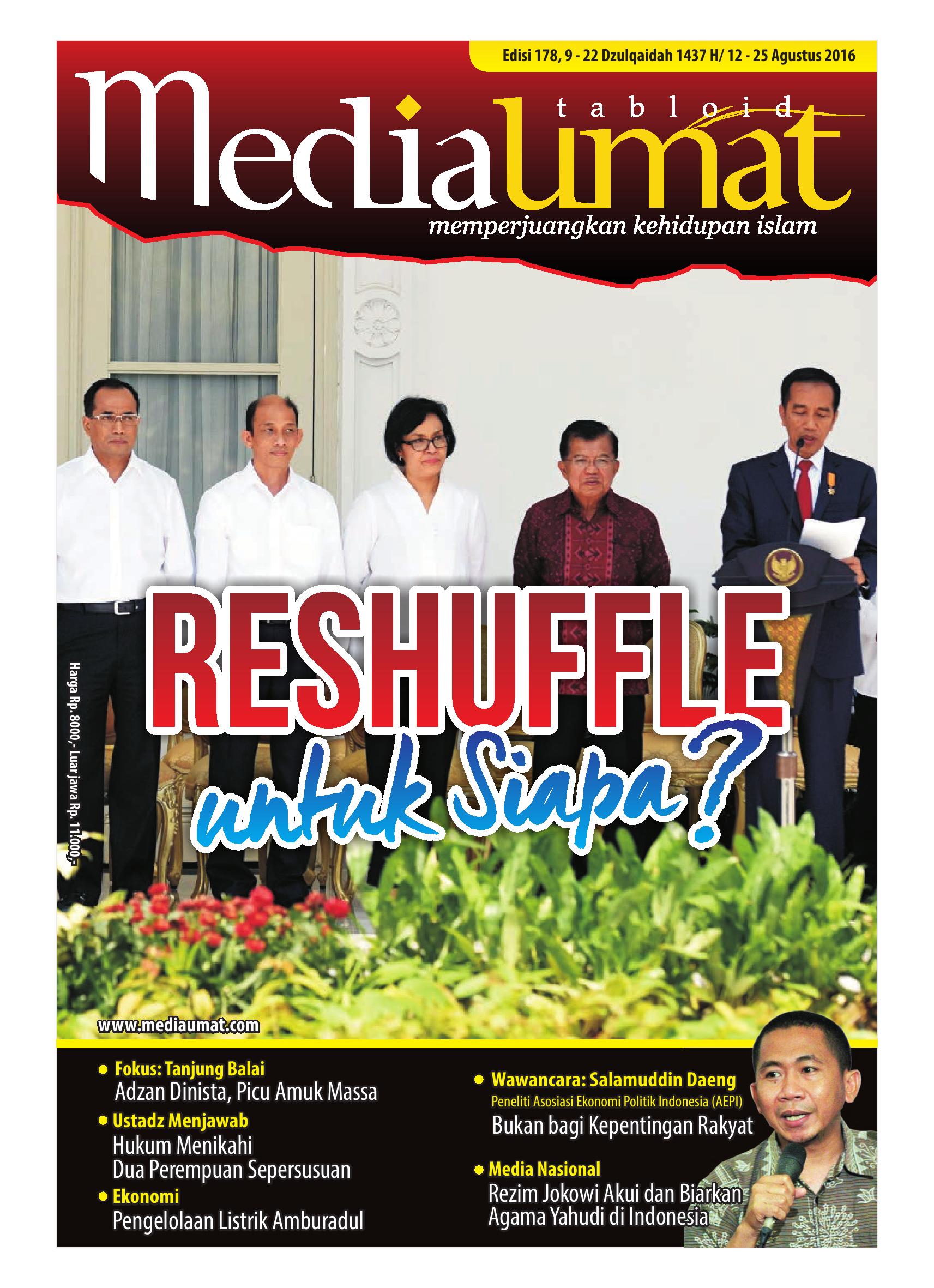  Media Umat Edisi 178: Reshuffle untuk Siapa?