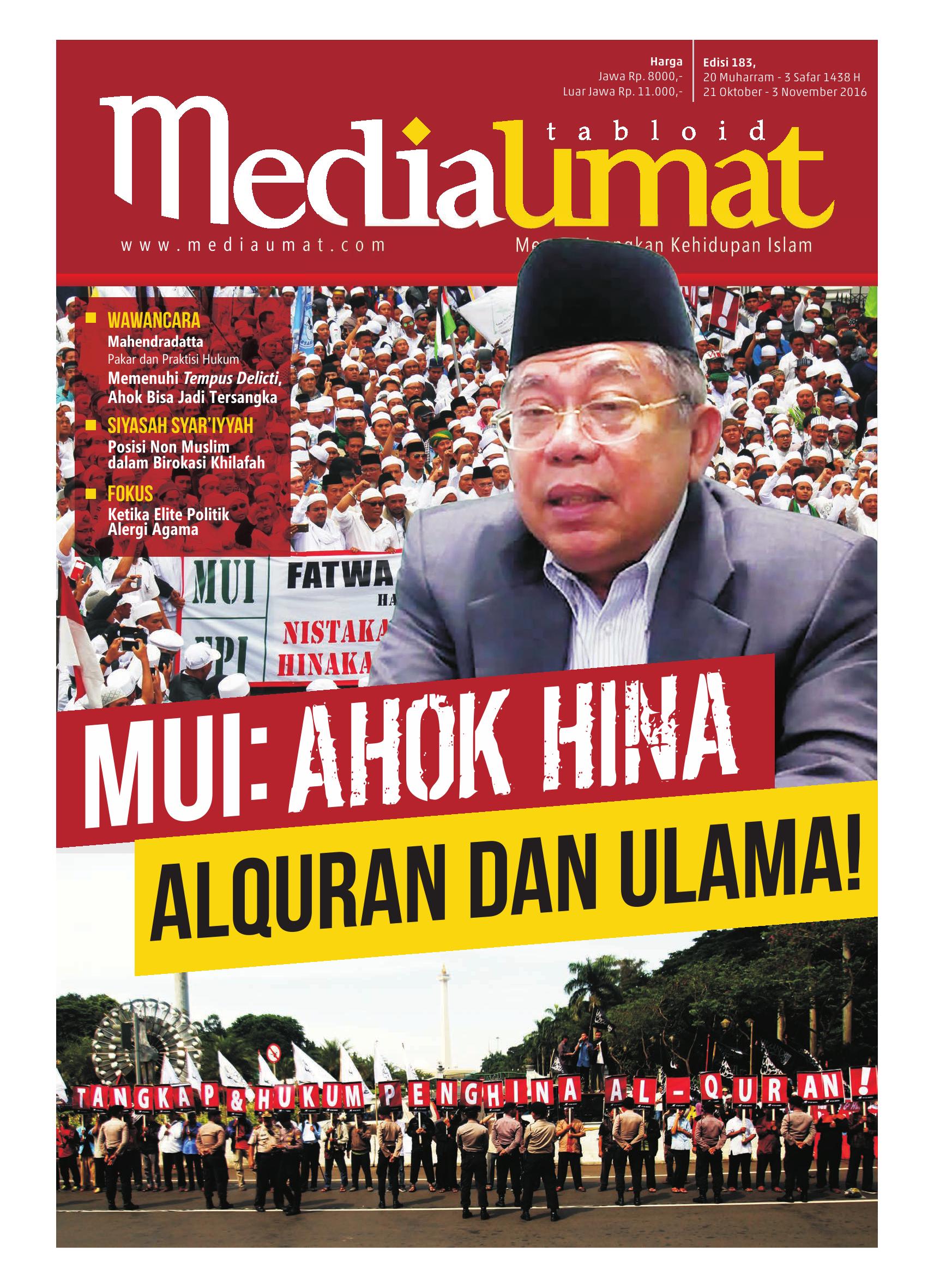  Media Umat Edisi 183: MUI: Ahok Hina Alquran dan Ulama!