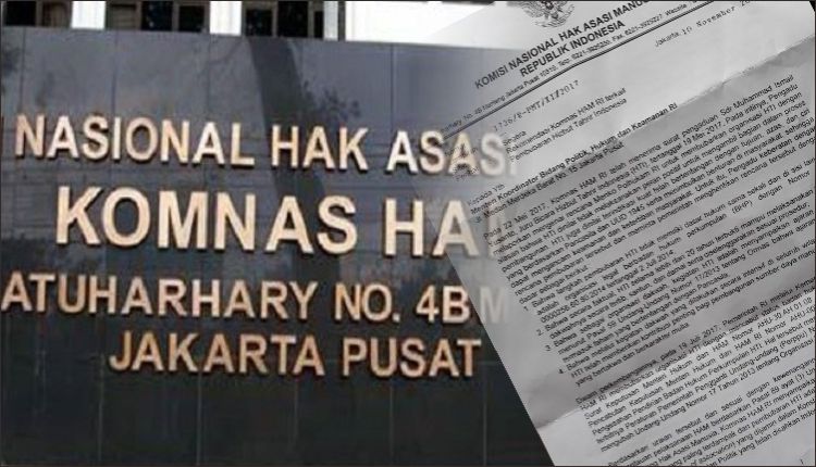  Surat Rekomendasi Komnas HAM, Pemerintah Salah Besar Membubarkan HTI