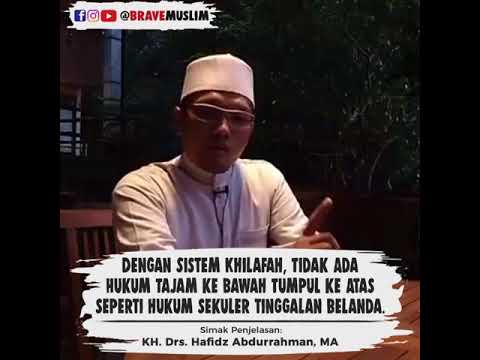  Dengan Sistem Khilafah, Tidak Ada Hukum Tajam ke Bawah Tumpul ke Atas