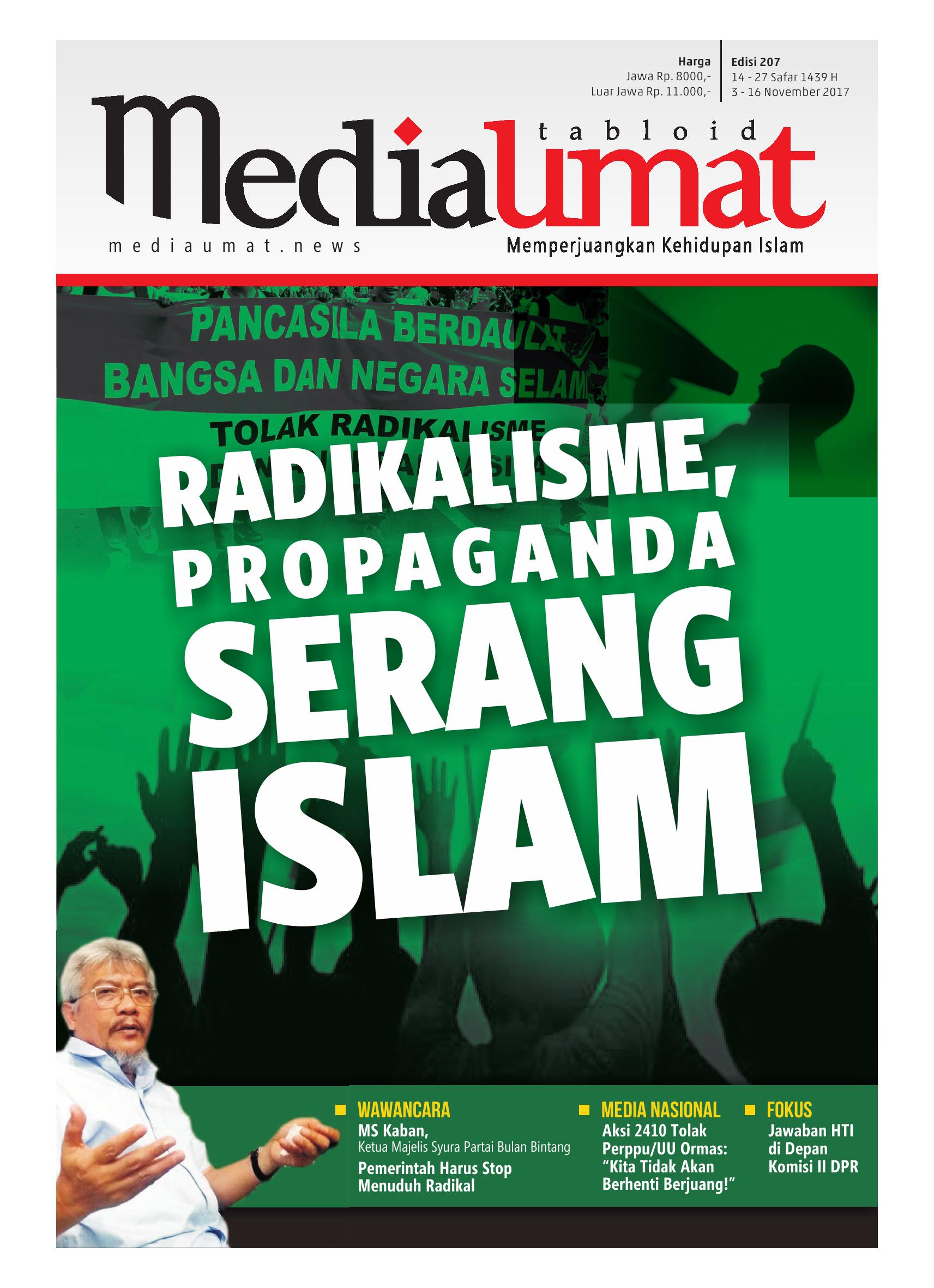  Media Umat Edisi 207: Radikalisme, Propaganda Serang Islam