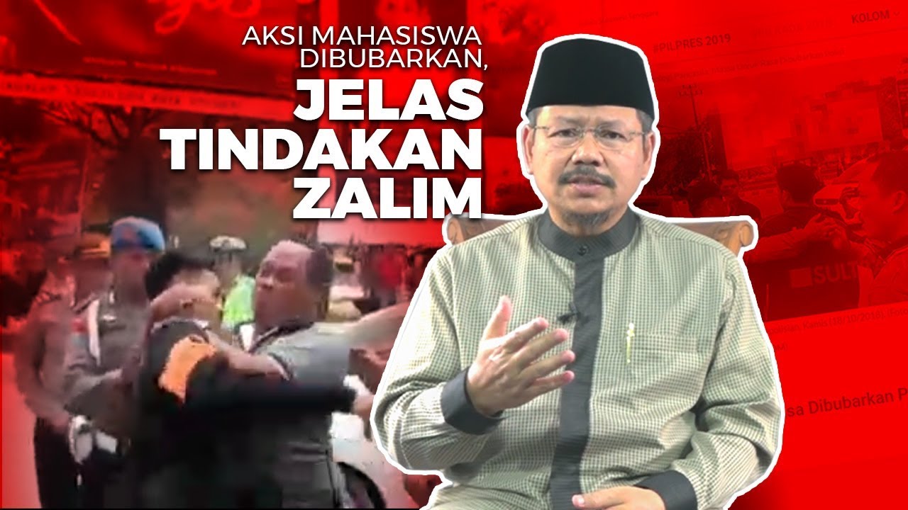  Aksi Mahasiswa Dibubarkan, Jelas Tindakan Zalim