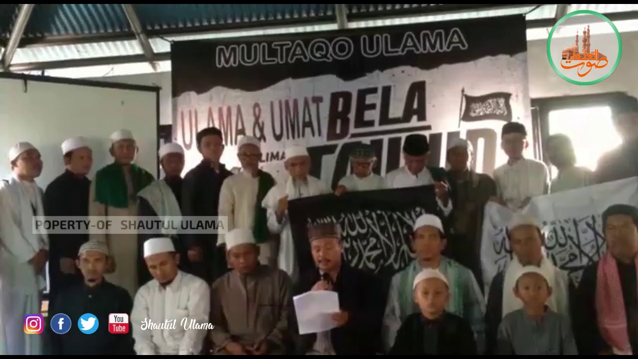  Alim Ulama dan Asatidz Bogor Mengutuk Pembakaran Bendera Tauhid