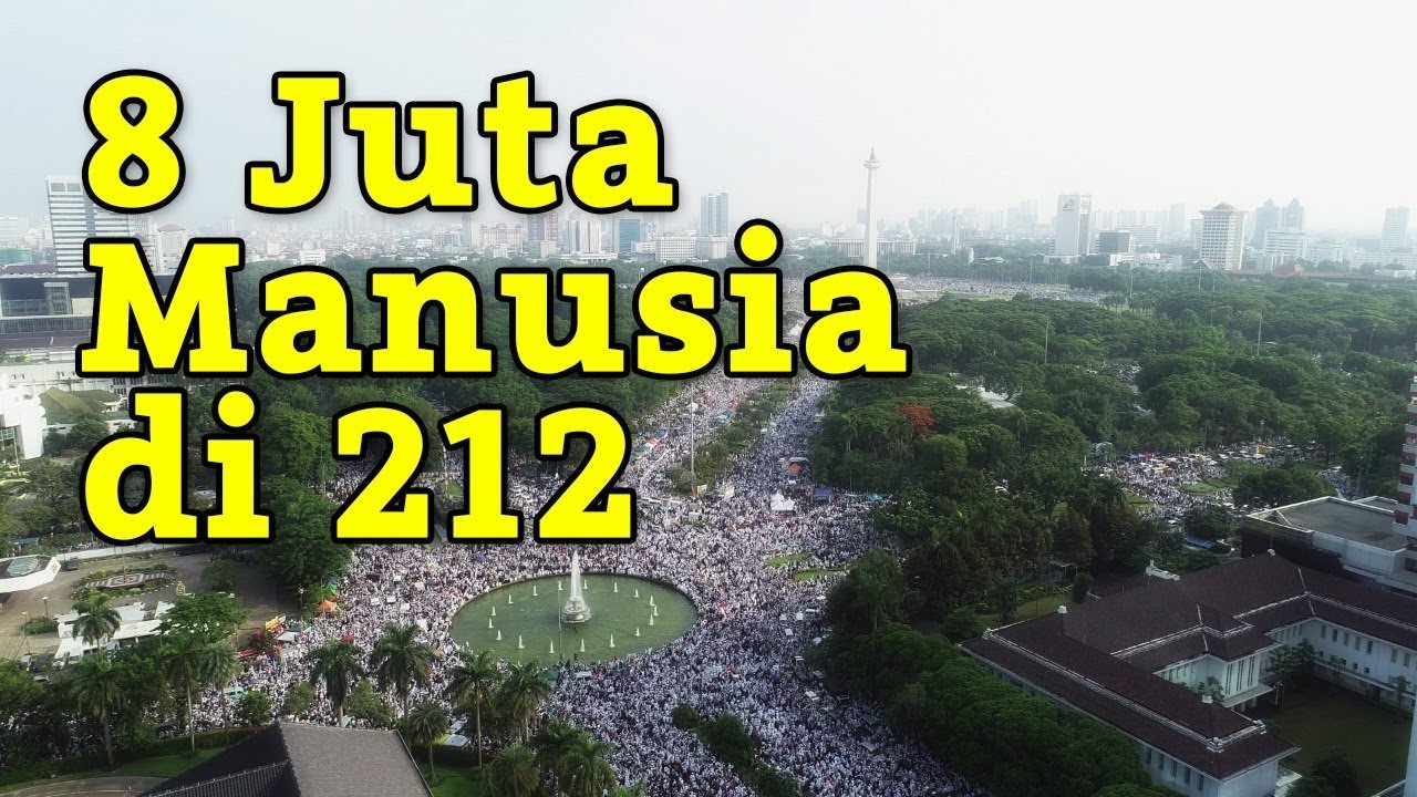  Video Aksi Bela Tauhid 212 di Monas