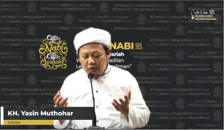  KH Yasin Muthohar: Ya Allah, Satukan Umat Ini di Bawah Naungan Khilafah Ala Minhajin Nubuwwah