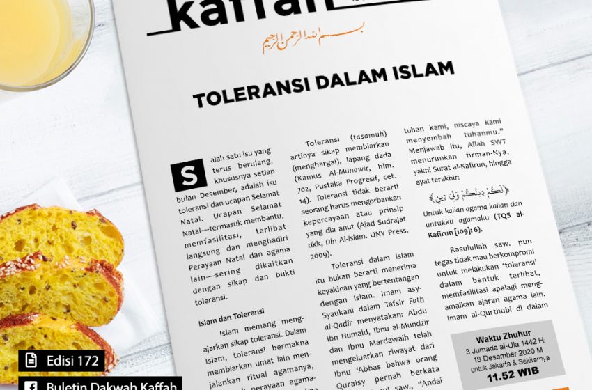  [Buletin Kaffah] Toleransi dalam Islam