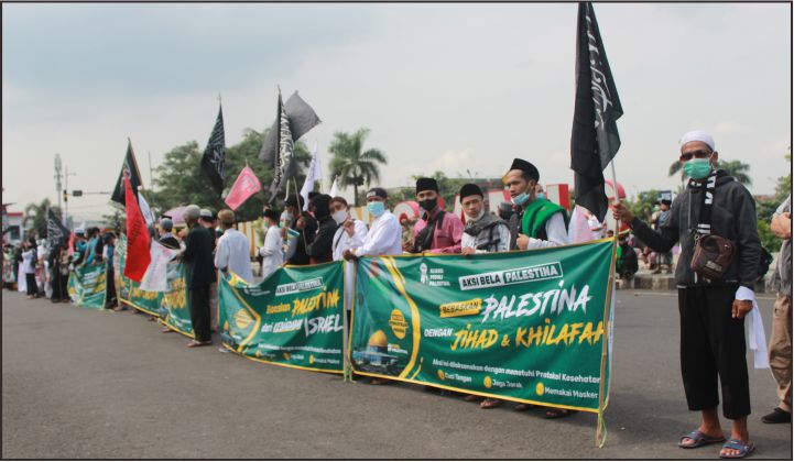  Orator Aksi di Ciamis Beberkan Sejarah Palestina