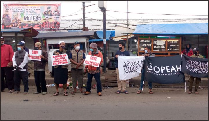  Kopeah Subang Gelar Aksi Solidaritas Palestina