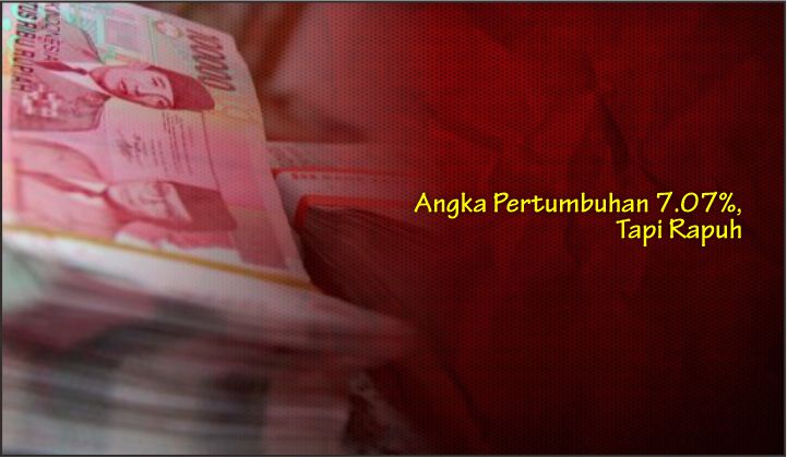  Angka Pertumbuhan 7.07%, Tapi Rapuh