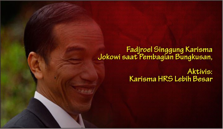  Fadjroel Singgung Karisma Jokowi saat Pembagian Bungkusan, Aktivis: Karisma HRS Lebih Besar