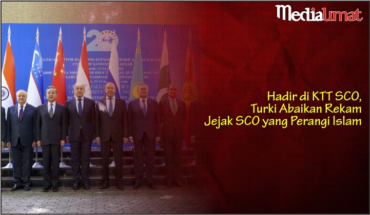  Hadir di KTT SCO, Turki Abaikan Rekam Jejak SCO yang Perangi Islam