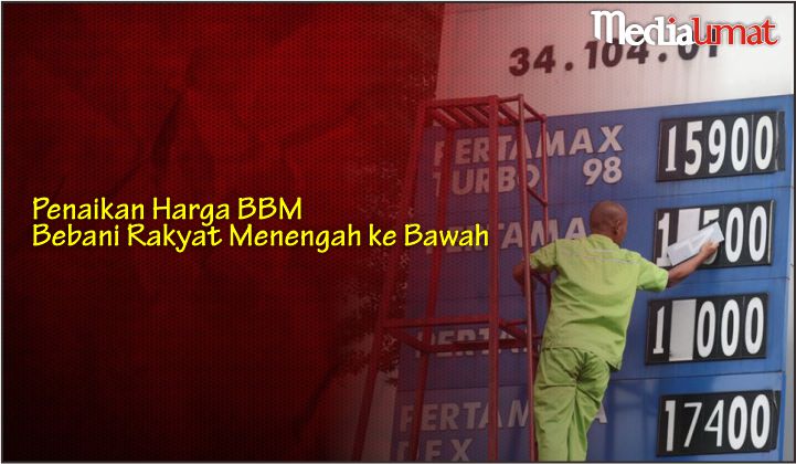  Penaikan Harga BBM Bebani Rakyat Menengah ke Bawah