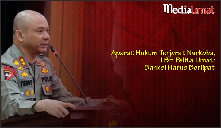  Aparat Hukum Terjerat Narkoba, LBH Pelita Umat: Sanksi Harus Berlipat