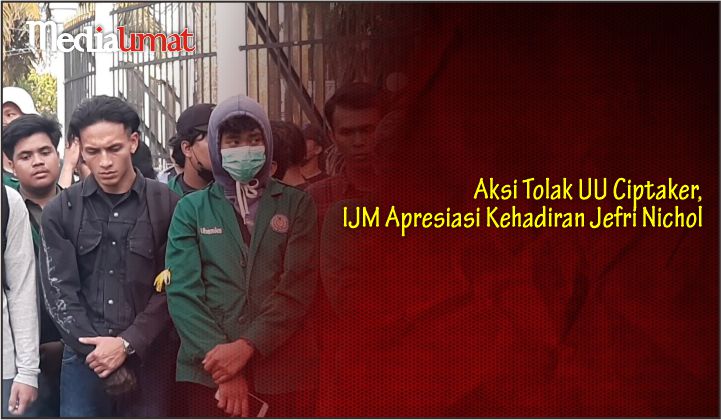  Aksi Tolak UU Ciptaker, IJM Apresiasi Kehadiran Jefri Nichol