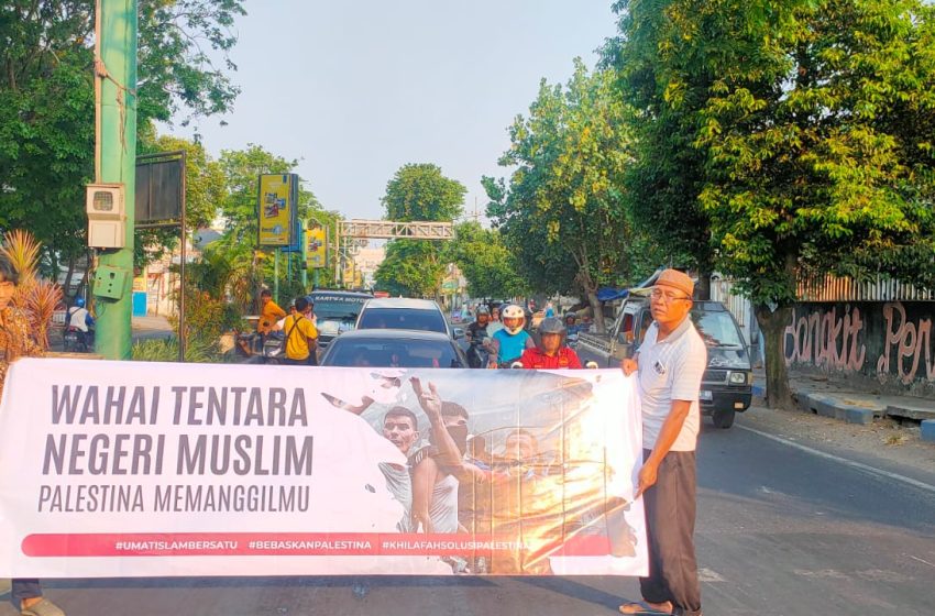  Warga Tapal Kuda: Khilafah akan Mengusir Yahudi Penjajah dari Tanah Palestina