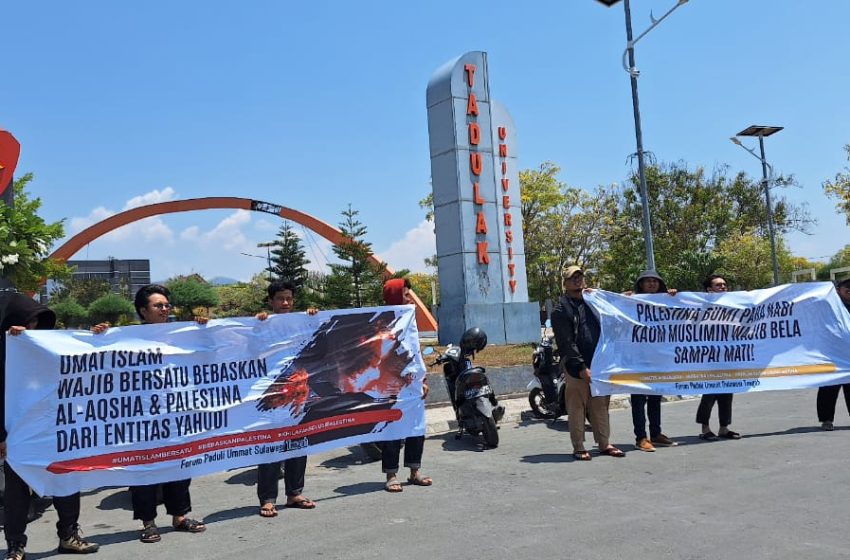  FPU Sulteng: Umat Wajib Bersatu, Bebaskan Palestina dari Entitas Yahudi