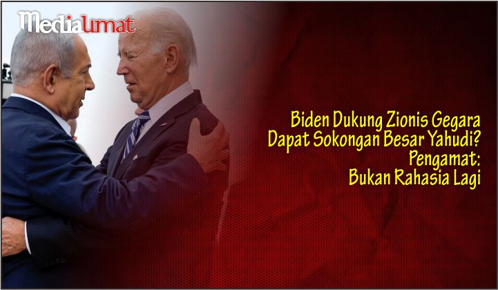  Biden Dukung Zionis Gegara Dapat Sokongan Besar Yahudi? Pengamat: Bukan Rahasia Lagi