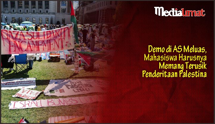  Demo di AS Meluas, Mahasiswa Harusnya Memang Terusik Penderitaan Palestina