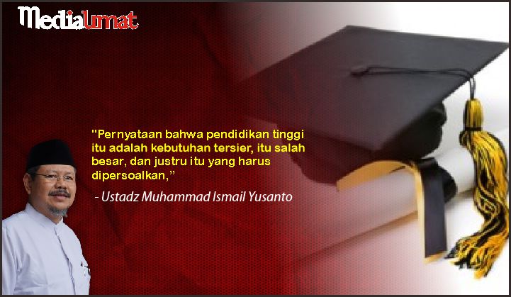  UIY: Sebut Pendidikan Kebutuhan Tersier, Salah Besar