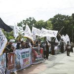 aksi solidaritas palestina di palangkaraya