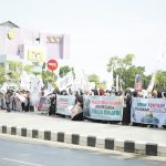 aksi solidaritas palestina di palangkaraya 2